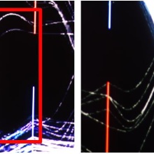 Foveated Encoding for Large High-Resolution Displays. Photos from publication showing foveated and non-fovetaed regions